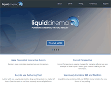Tablet Screenshot of liquidcinemavr.com